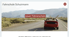 Desktop Screenshot of fahrschule-schuirmann.de