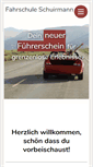 Mobile Screenshot of fahrschule-schuirmann.de